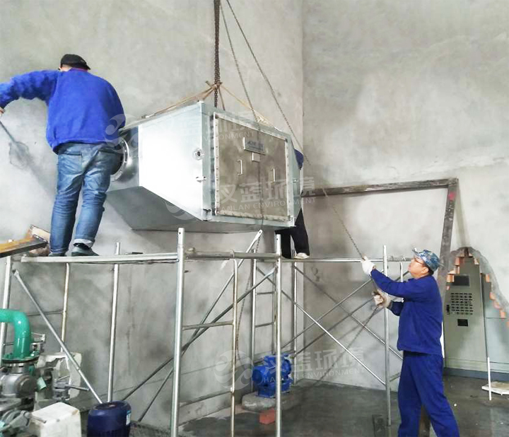 萬純燃氣發電機組SCR脫硝設備在陜西某醫院安裝運行