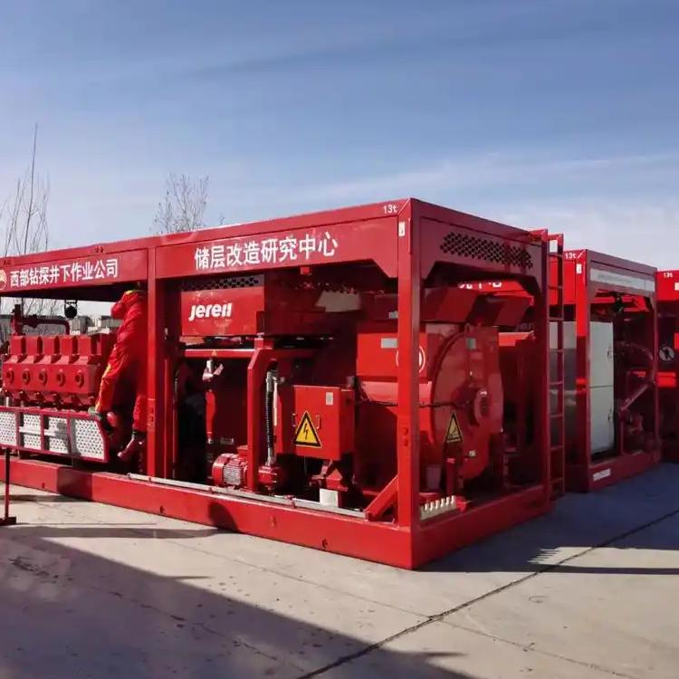 SCR脫硝系統應用于頁巖氣開采電驅壓裂撬組